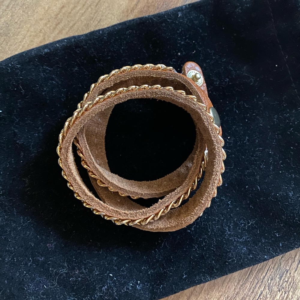 Gold Chain Wrap Bracelet - Picture 2 of 6
